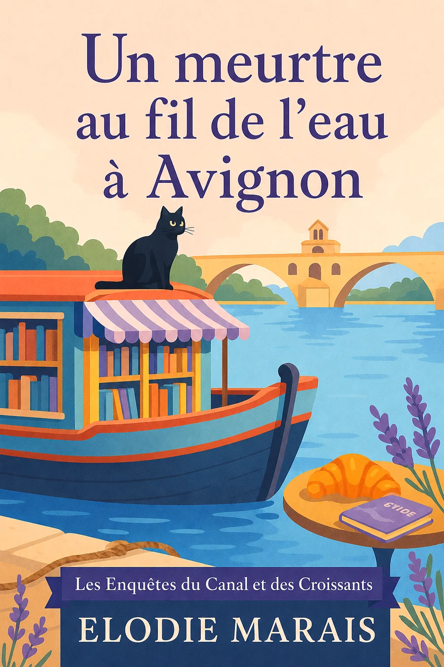 Un meurtre au fil de l’eau à Avignon by Elodie Marais