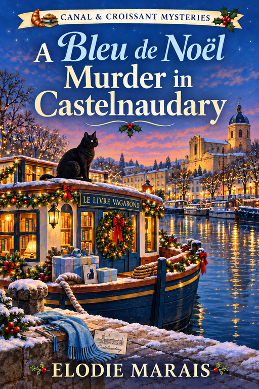 Cover of A Bleu de Noël Murder in Castelnaudary by Elodie Marais