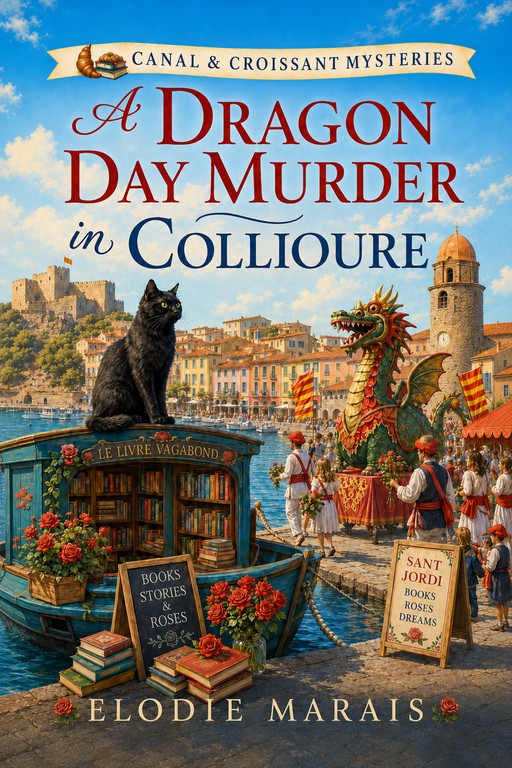 Cover of A Dragon Day Murder in Collioure by Elodie Marais