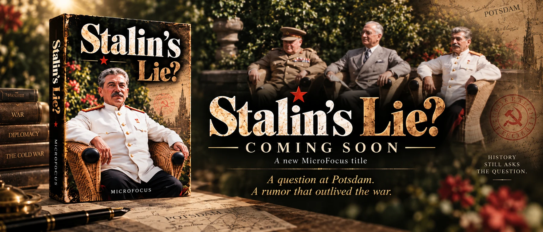 Stalin’s Lie? — coming soon. A new MicroFocus title.